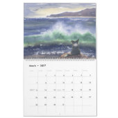 Border Collie in Landschaps Kalender (Mar 2027)