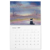 Border Collie in Landschaps Kalender (Jan 2027)