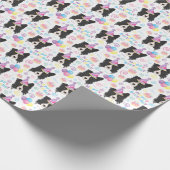 Border Collie Inpakpapier (Hoek)