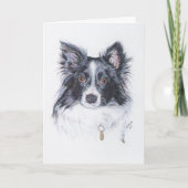 Border Collie Kaart (Voorkant)