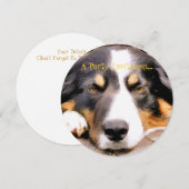 BORDER COLLIE KAART (Voorkant / Achterkant)