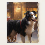 Border Collie Kerst Feestelijke Periode Planner (Achterkant)