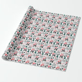 Border Collie Kerst Inpakpapier (Uitgerold)