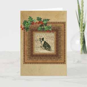 Border Collie Kerst Kaart
