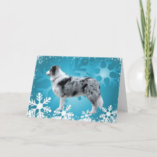 Border Collie Kerst Kaart