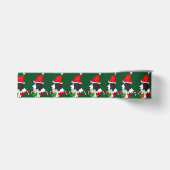 Border Collie Kerst Merry Grosgrain Lint (Voorkant)