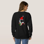 Border Collie Kerst Merry Trui (Achterkant volledig)