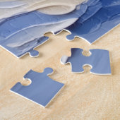 Border Collie Kerstboot Vakantie Legpuzzel (Zijkant)