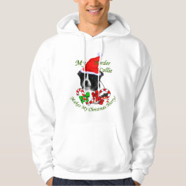 Border Collie kerstcadeaus Hoodie