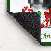 Border Collie kerstcadeaus Muismat (Hoek)