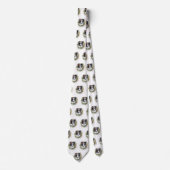 Border Collie Kerstkrans Feestelijke Pup Stropdas (Voorkant)