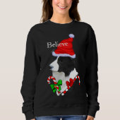 Border Collie KerstMerry Trui (Voorkant)