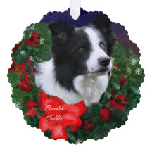 Border Collie Kerstmis Groeten