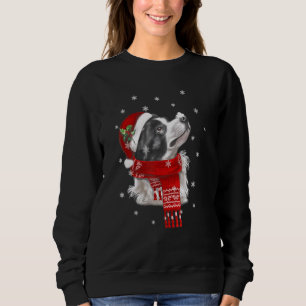 Border Collie Kerstmis Scarf Xmas Snow Santa Clau Trui