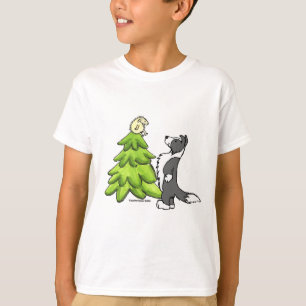 Border Collie Kerstmis T-shirt