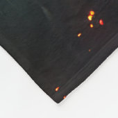 Border Collie kerstvakantie Fleece Deken (Hoek)