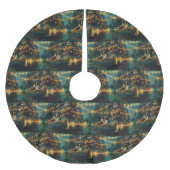 Border Collie kerstvakantie Kerstboom Rok (Voorkant)