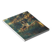 Border Collie kerstvakantie Notitieblok (Schuin)