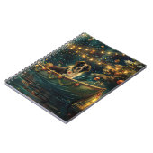 Border Collie kerstvakantie Notitieboek (Linkerzijde)