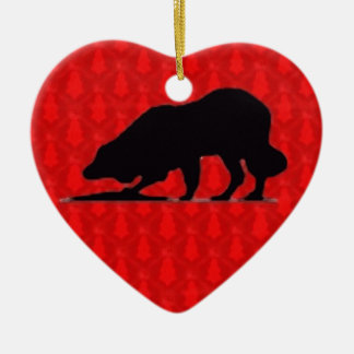 Border Collie kerstversiering Keramisch Ornament