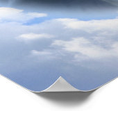 Border Collie kijkt van bovenaf Poster (Hoek)