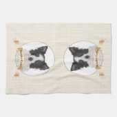 Border Collie Kitchen Towel Theedoek (Horizontaal)