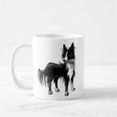Border Collie Koffiemok (Links)