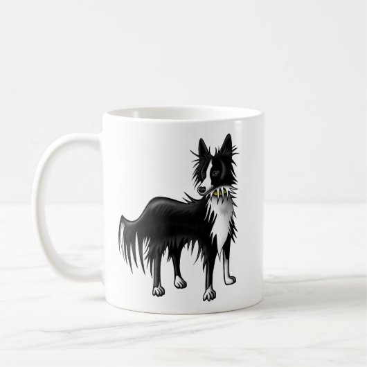 Border Collie Koffiemok (Links)