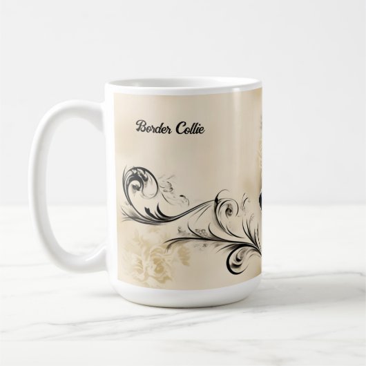 Border Collie Koffiemok (Links)