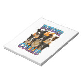 Border Collie Kopie Notitieblok (Linkerzijde)