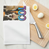 Border Collie Kopie Theedoek (Quarter Fold)