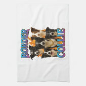 Border Collie Kopie Theedoek (Verticaal)