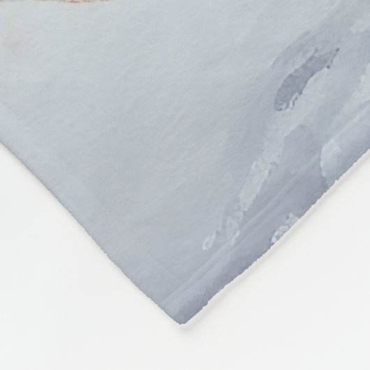 Border Collie Laat het sneeuwen Kerstmis Fleece Deken (Hoek)