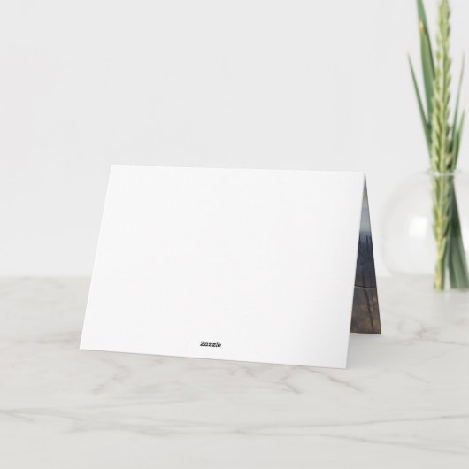 Border Collie Laat het Sneeuwen Kerstmis Kaart (Achterkant)