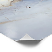 Border Collie Laat het sneeuwen Kerstmis Perfect Poster (Hoek)