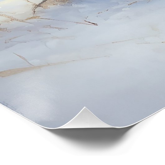 Border Collie Laat het sneeuwen Kerstmis Perfect Poster (Hoek)