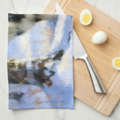 Border Collie Laat het sneeuwen Kerstmis Theedoek (Quarter Fold)