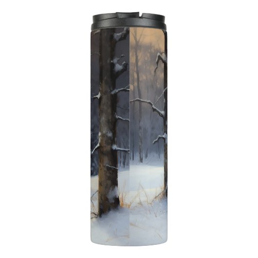 Border Collie Laat het sneeuwen Kerstmis Thermosbeker (Achterkant)