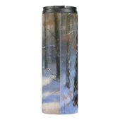 Border Collie Laat het sneeuwen Kerstmis Thermosbeker (Achterkant)