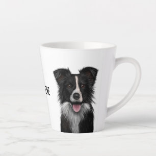 Border Collie Latte Mok