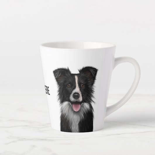 Border Collie Latte Mok (Rechts)