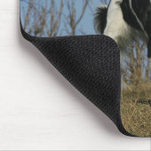 Border Collie Leg opgetild Muismat (Hoek)