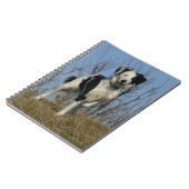 Border Collie Leg opgetild Notitieboek (Linkerzijde)