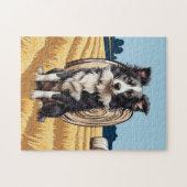 Border Collie Legpuzzel (Horizontaal)