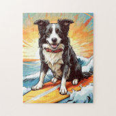 Border Collie Legpuzzel (Verticaal)