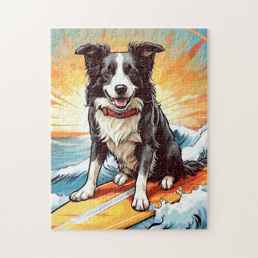 Border Collie Legpuzzel (Verticaal)