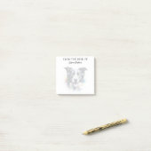 Border Collie Liefhebber Geborduurde Hond Post-it® Notes (Op bureau)