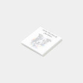 Border Collie Liefhebber Geborduurde Hond Post-it® Notes (Schuin)