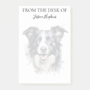 Border Collie Liefhebber Geborduurde Hond Post-it® Notes
