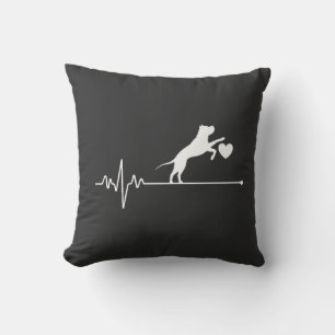 Border Collie-liefhebber Moeder Cadeaus Hartslag M Kussen